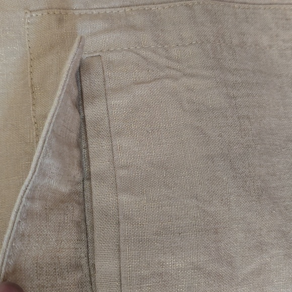 J.Crew linen shift dress with grommets Gold - Picture 12 of 12